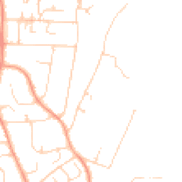 Daytime road noise heatmap for DA3 7DH
