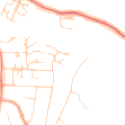 Daytime road noise heatmap for DA3 7DQ