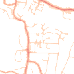 Daytime road noise heatmap for DA3 7DR
