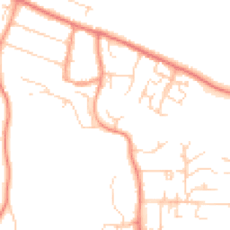 Daytime road noise heatmap for DA3 7DU