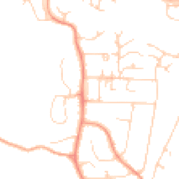 Daytime road noise heatmap for DA3 7ED
