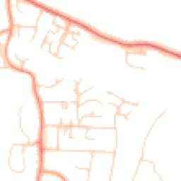 Daytime road noise heatmap for DA3 7EN