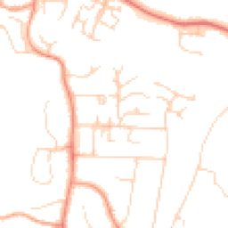 Daytime road noise heatmap for DA3 7ET