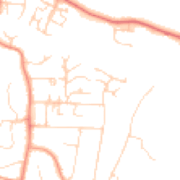 Daytime road noise heatmap for DA3 7EY