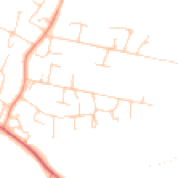 Daytime road noise heatmap for DA3 7HS