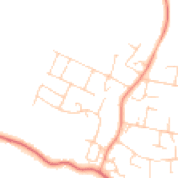 Daytime road noise heatmap for DA3 7JR