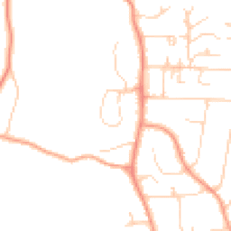 Daytime road noise heatmap for DA3 7RA