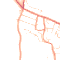 Daytime road noise heatmap for DA3 7RG