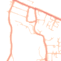 Daytime road noise heatmap for DA3 7RL