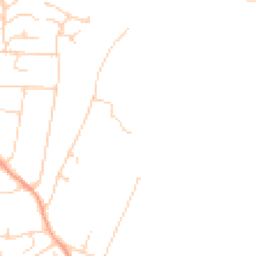 Daytime road noise heatmap for DA3 8AB