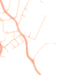 Daytime road noise heatmap for DA3 8BA