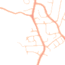 Daytime road noise heatmap for DA3 8BS