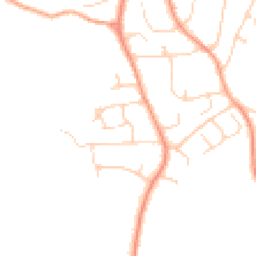 Daytime road noise heatmap for DA3 8BX