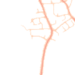 Daytime road noise heatmap for DA3 8DD
