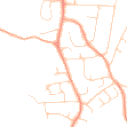 Daytime road noise heatmap for DA3 8EW