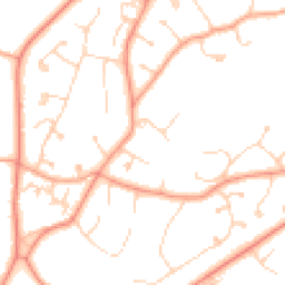 Daytime road noise heatmap for DA3 8HG