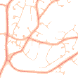 Daytime road noise heatmap for DA3 8HJ