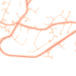 Daytime road noise heatmap for DA3 8HT