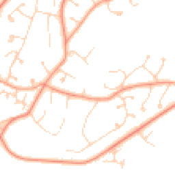 Daytime road noise heatmap for DA3 8JA