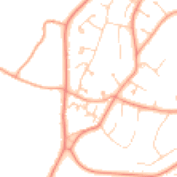 Daytime road noise heatmap for DA3 8LN
