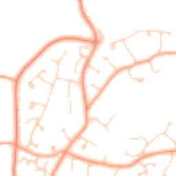 Daytime road noise heatmap for DA3 8LR