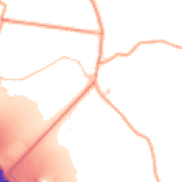 Daytime road noise heatmap for DA3 8NS