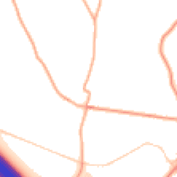 Daytime road noise heatmap for DA3 8NY