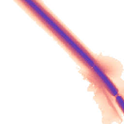 Night-time road noise heatmap for DA3 8PH