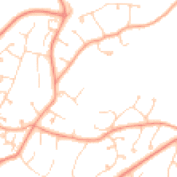 Daytime road noise heatmap for DA3 8PP