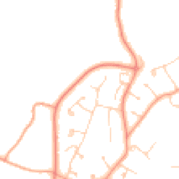 Daytime road noise heatmap for DA3 8RA