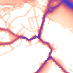 Daytime road noise heatmap for DA5 1AA