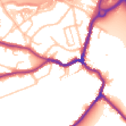 Daytime road noise heatmap for DA5 1AB