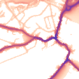 Daytime road noise heatmap for DA5 1AD