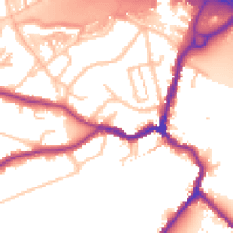 Daytime road noise heatmap for DA5 1AL