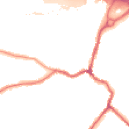 Night-time road noise heatmap for DA5 1AL