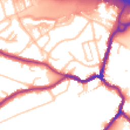 Daytime road noise heatmap for DA5 1AN