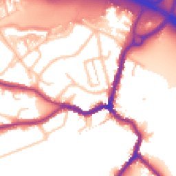 Daytime road noise heatmap for DA5 1AP