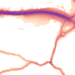 Night-time road noise heatmap for DA5 1AR