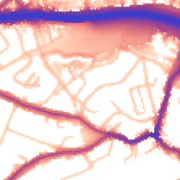 Daytime road noise heatmap for DA5 1AS