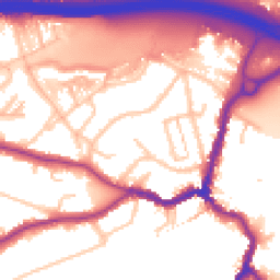 Daytime road noise heatmap for DA5 1AW