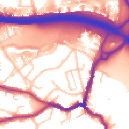 Daytime road noise heatmap for DA5 1AX