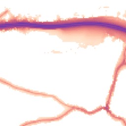 Night-time road noise heatmap for DA5 1AY