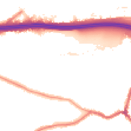 Night-time road noise heatmap for DA5 1BD