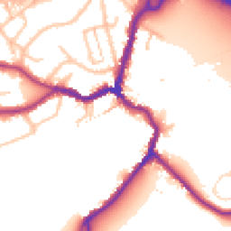 Daytime road noise heatmap for DA5 1BF