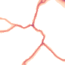 Night-time road noise heatmap for DA5 1BF