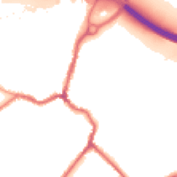 Night-time road noise heatmap for DA5 1BJ