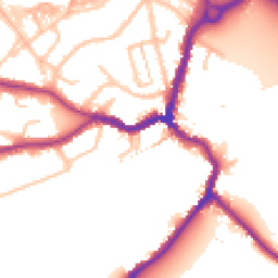 Daytime road noise heatmap for DA5 1BL