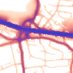 Daytime road noise heatmap for DA5 1BX