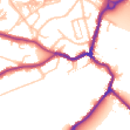 Daytime road noise heatmap for DA5 1DY