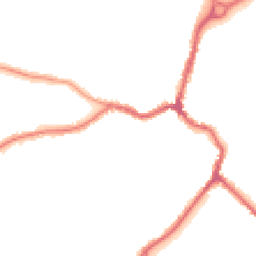 Night-time road noise heatmap for DA5 1DY